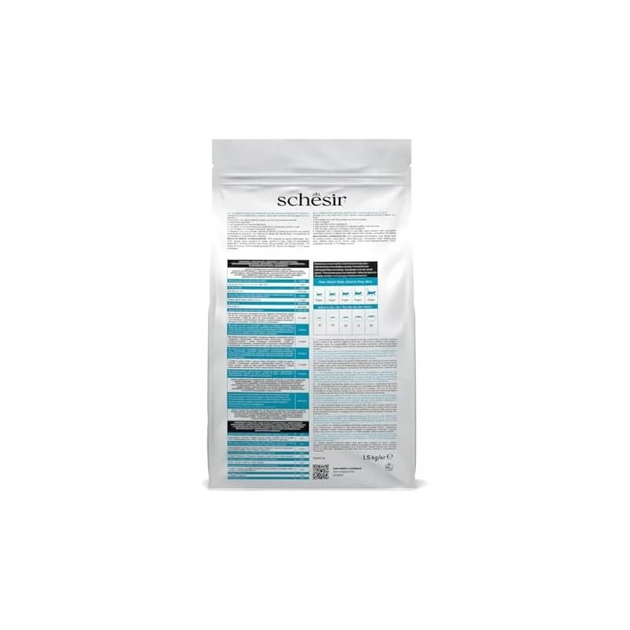 Schesir Adult maintenance fish - aliment sec complet pour chats adultes 1,5 kg