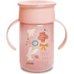 Suavinex 360° vaso entrenamiento bosque - 12m+ 340ml vaso rosa con asas