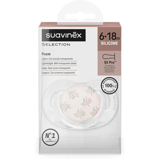 Suavinex - fopspeen sx pro fisio in silicone6- 18 maanden roze