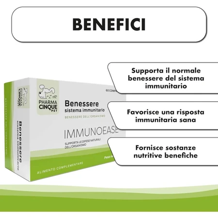 Pharma five pet Immunoease - aanvullend diervoeder met immuunondersteuning 20 cp