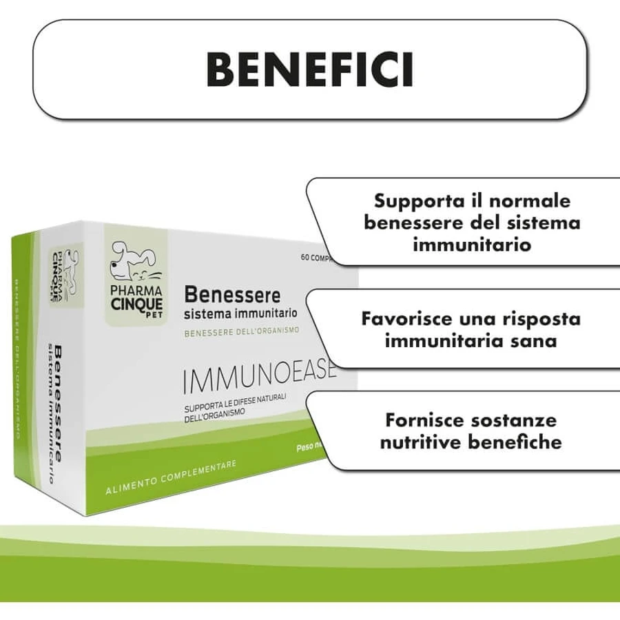 Pharma five pet Immunoease - aanvullend diervoeder met immuunondersteuning 20 cp