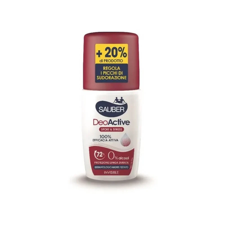 Sauber deoactive sport &amp; stress - Deo-Spray ohne Gas 90 ml