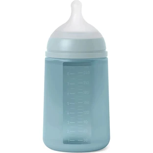 Suavinex selection color essence 3m+ - biberon silicone 240 ml - eau