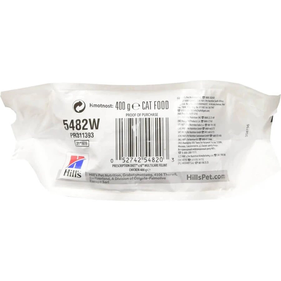 Hill's Prescription diet c/d feline multicare kip - droogvoer voor katten 400 g