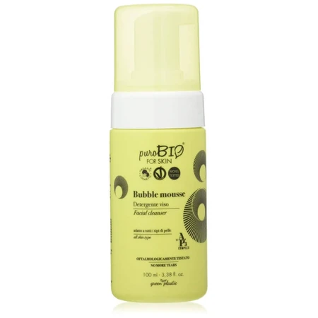 Purobio cosmetics mousse à bulles - nettoyant visage 100 ml