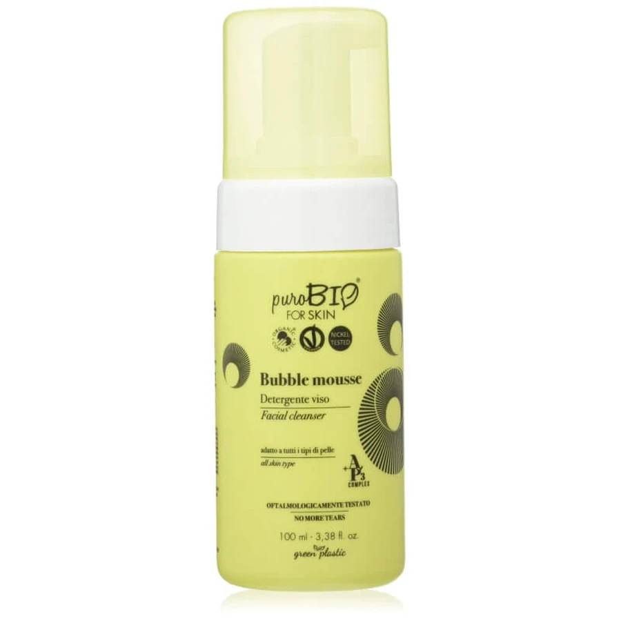 Purobio cosmetics mousse à bulles - nettoyant visage 100 ml