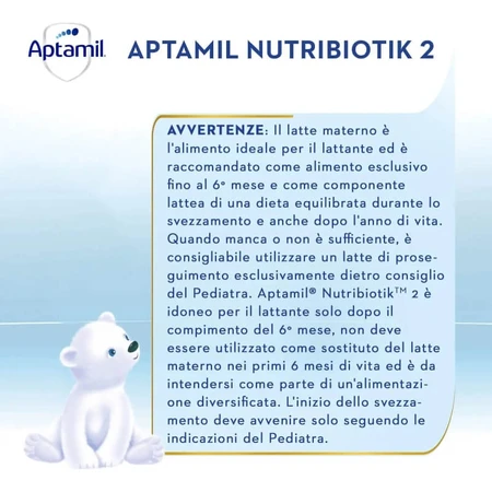Aptamil Nutribiotik 2 - liquid follow-on milk 6-12m bottle 500 ml
