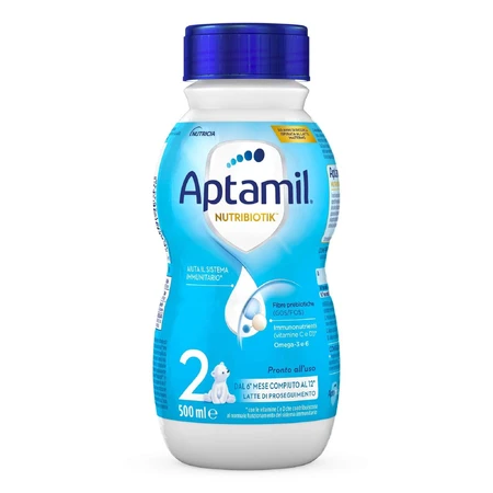 Aptamil Nutribiotik 2 - liquid follow-on milk 6-12m bottle 500 ml