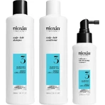 Nioxin System 3 kit - volumizing shampoo 300 ml + conditioner 300 ml + treatment 100 ml box set