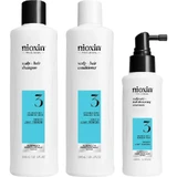 Nioxin System 3 kit - volumizing shampoo 300 ml + conditioner 300 ml + treatment 100 ml box set