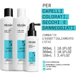 Nioxin System 3 kit - volumizing shampoo 300 ml + conditioner 300 ml + treatment 100 ml box set