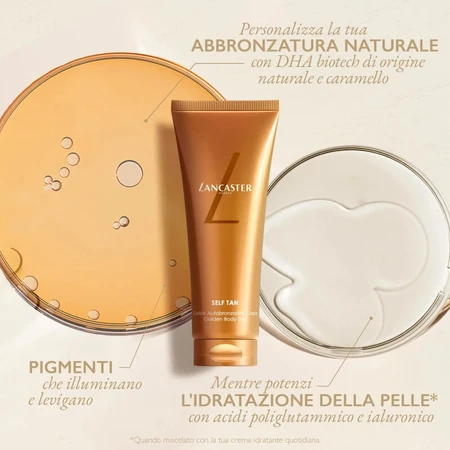 Lancaster self tan golden body gel - zelfbruinende body gel 125 ml