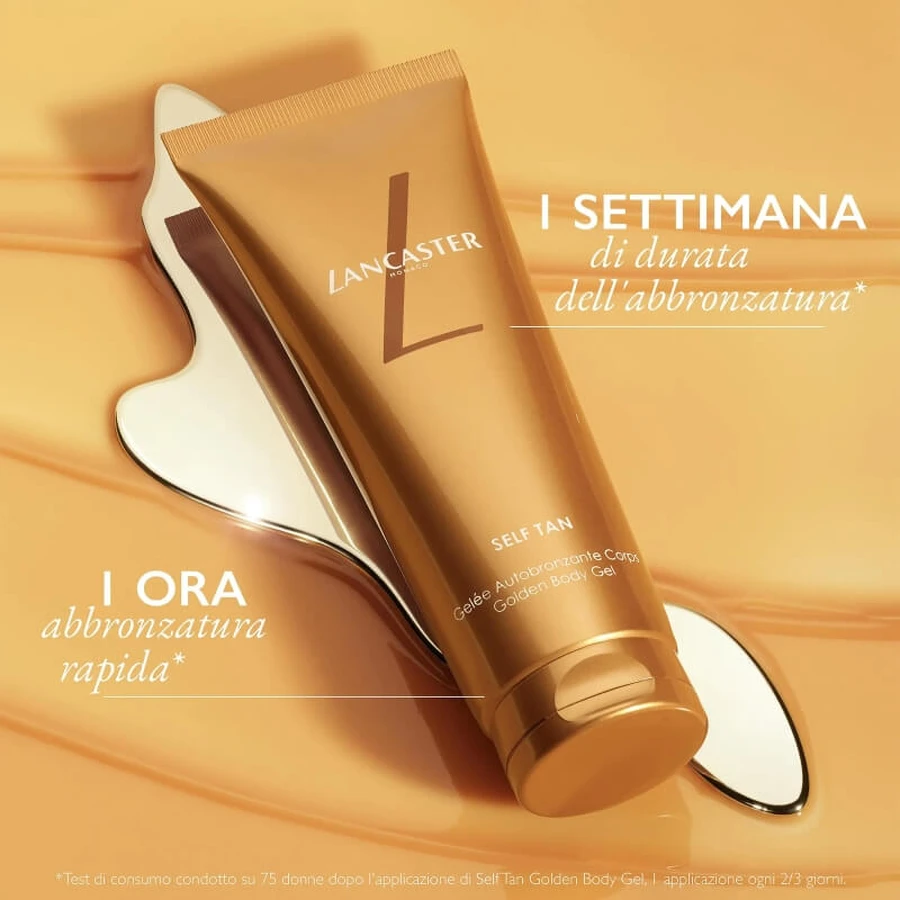 Lancaster self tan golden body gel - zelfbruinende body gel 125 ml