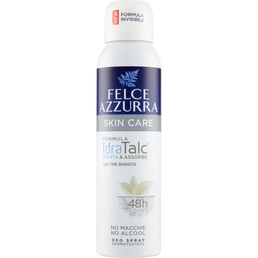 Blue Fern Skin care - idratalc Deodorant mit weißem Tee Spray 150 ml