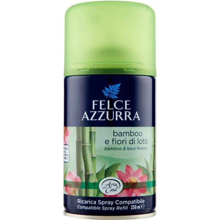 Helecho azul Bambú y flor de loto recambio pulverizador fragancia ambiente 250 ml