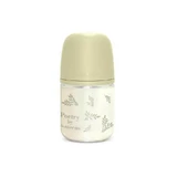 Suavinex poetry - glazen babyfles siliconen speen groen 120 ml