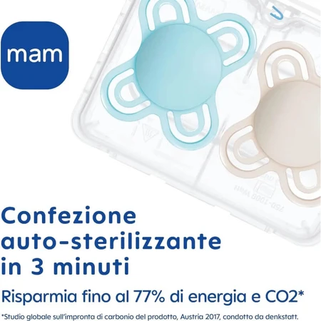Mam Perfect start 0-2m - sucette en silicone neutre
