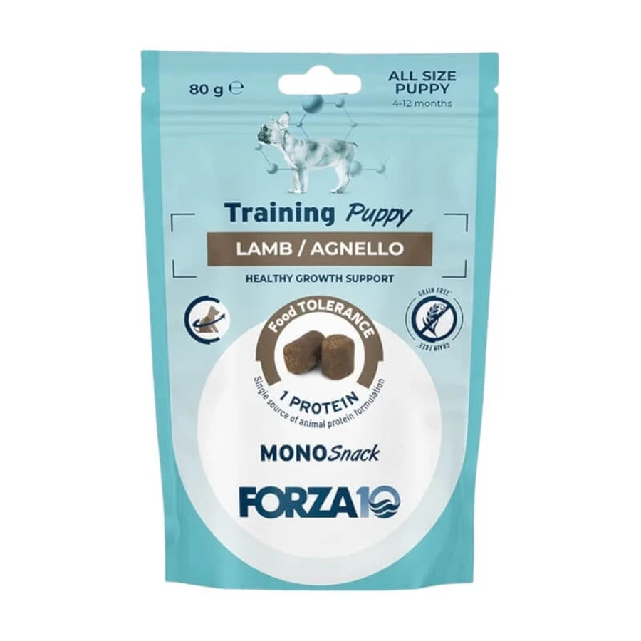 Forza10 Mono snack training lamb - aliment complémentaire pour chiots 80 gr.