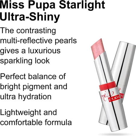 Pupa miss pupa starlight - ultra bright lipstick no. 700 charming charlotte