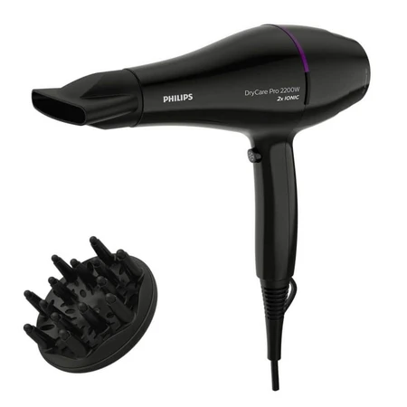 Philips Bhd274/00 drycare pro - secador de pelo profesional de 2200 w para unas arrugas impecables y un secado rápido