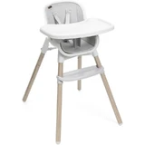 Chicco zest plus - 3-in-1 evolutionary high chair details wood and gray