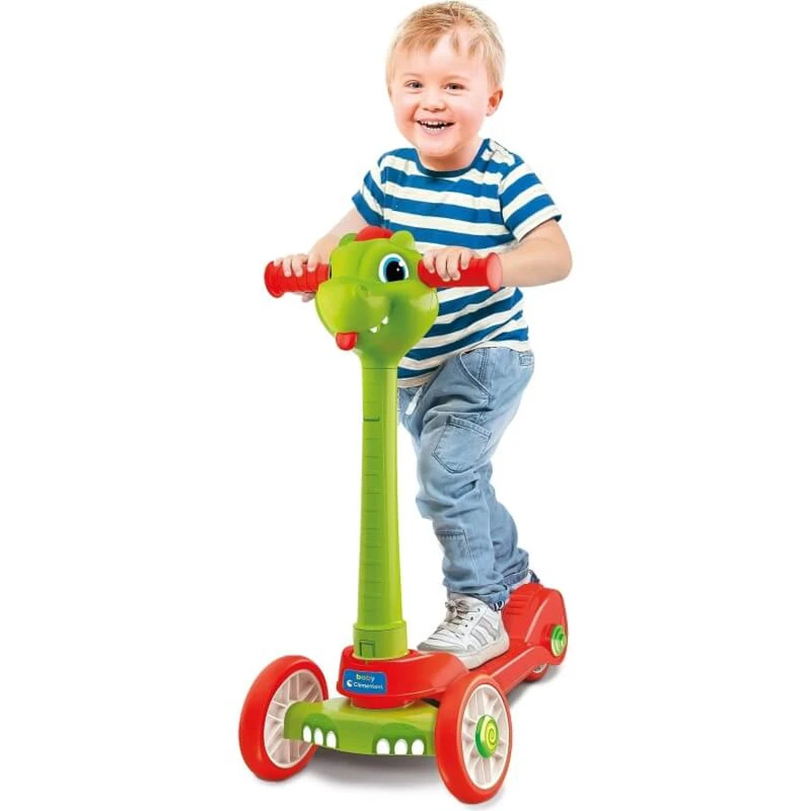 Clementoni Baby dragon push scooter - scooter with 3 wheels