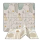 Chicco maxi alfombra 2en1 country chic - alfombra de juego impermeable antideslizante doble cara 0m+