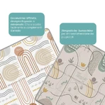Chicco maxi rug 2in1 country chic - double-sided non-slip waterproof play mat 0m+