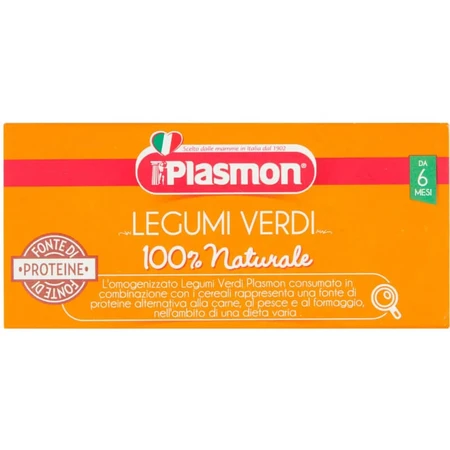 Plasmon homogenisierte grüne Hülsenfrüchte und Gemüse 2x80 g