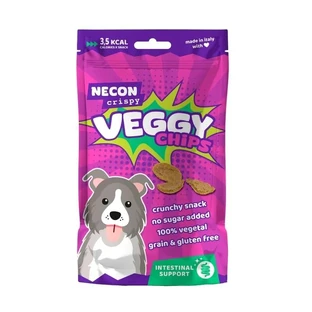 Necon comida para mascotas Veggy chips apoyo intestinal - perro apoyo intestinal snack 85 gr