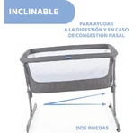 Chicco next2me air - cosleeping cradle Farbe dunkelgrau