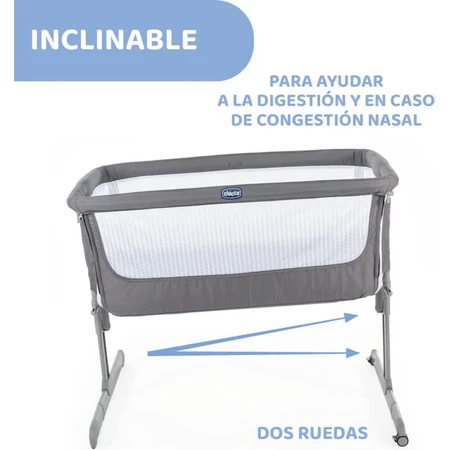 Chicco next2me air - cosleeping cradle Farbe dunkelgrau