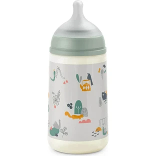 Suavinex paseo por el parque - biberón con tetina de silicona 270 ml verde