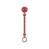Suavinex color essence - silicone pacifier clip - chili red