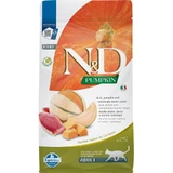 Farmina N&amp;d pompoen adult all'eend pompoen en cantaloupe meloen - volledig kattenvoer 1.5 kg
