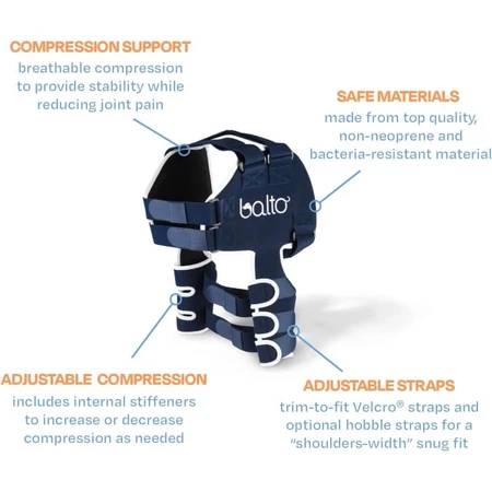 Balto Lux - épaulière stabilisatrice pour chien taille l