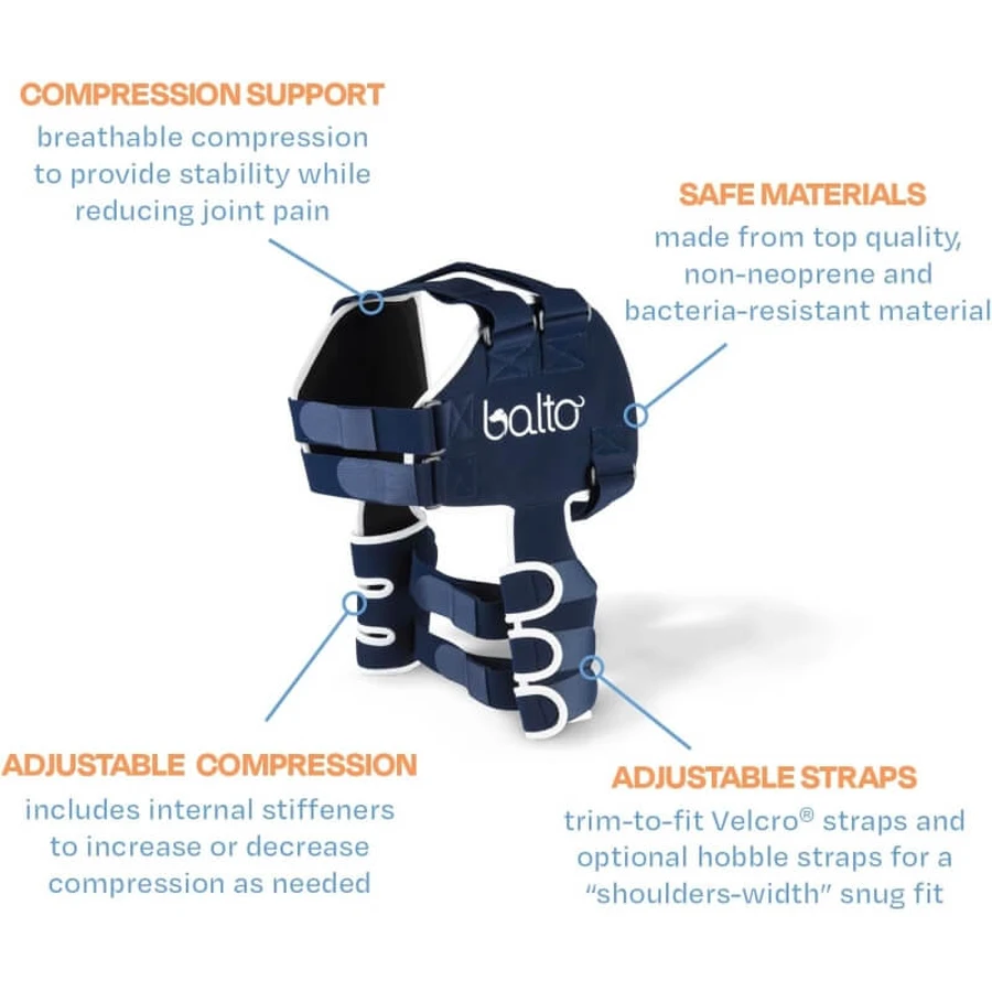 Balto Lux - épaulière stabilisatrice pour chien taille l