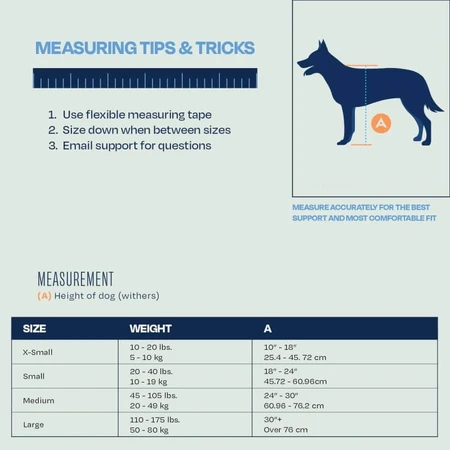 Balto Lux - épaulière stabilisatrice pour chien taille l