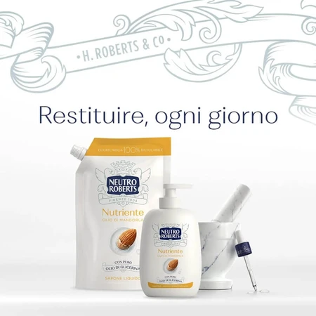 Neutro roberts Aceite de almendras - jabón líquido nutritivo - recarga 400 ml