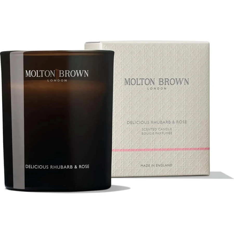 Molton brown Delicious rhubarb &amp; rose - single wick candle 190 g
