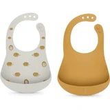 Suavinex selection color essence 4m+ - 2 silicone bibs - mango
