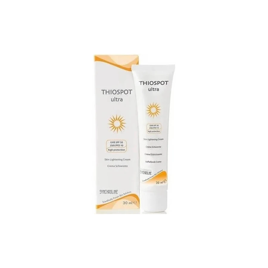 General topics Facial sunscreen 50 spf day depigmenting thiospot high protection 30 ml (damaged package)
