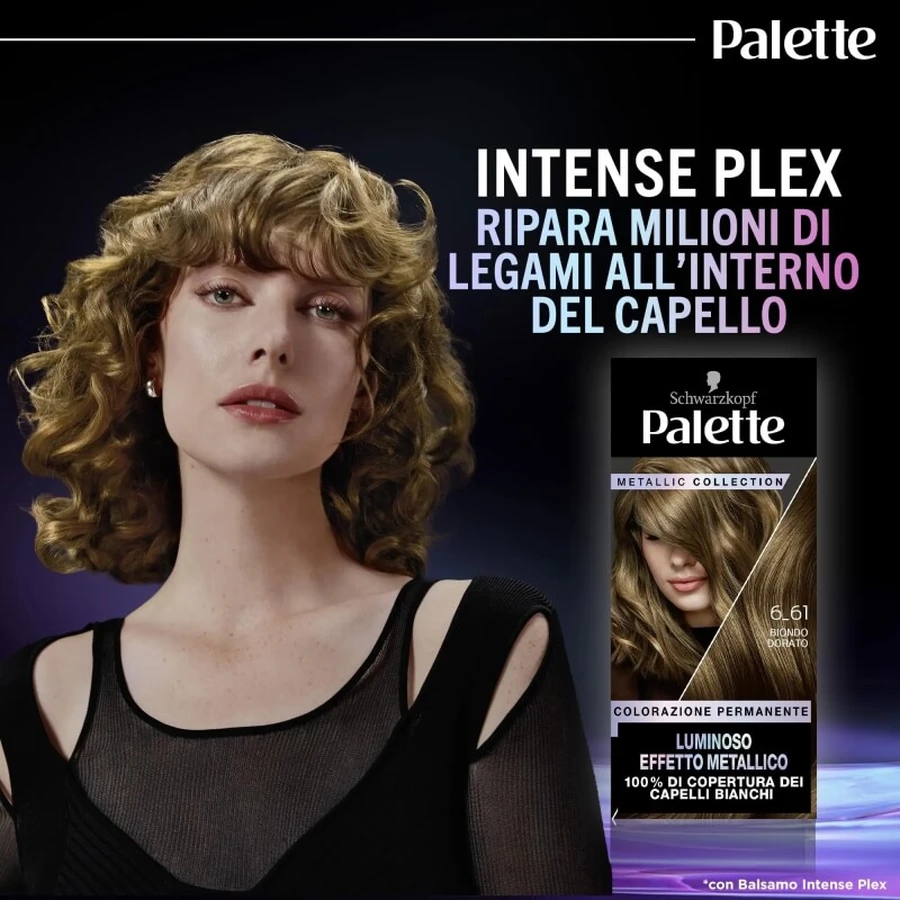 Palette Metallic Kollektion - permanente Färbung Nr. 6_61 Goldblond