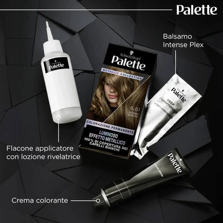 Palette Metallic Kollektion - permanente Färbung Nr. 6_61 Goldblond
