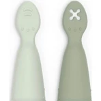 Suavinex color essence - 2er-Set Entwöhnungslöffel grün