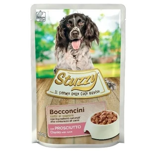 Stuzzy Bocconcini with ham - complete food for adult dogs 100 gr