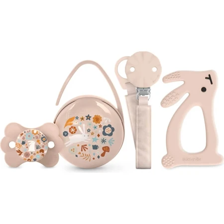 Suavinex wonderland - 4 elementen kraamcadeauset - roze
