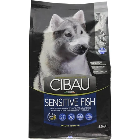Farmina Cibau adult medium &amp; maxi sensitive fish - alimento completo para perros adultos medium &amp; maxi sensitive 2,5 kg