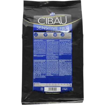 Farmina Cibau adult medium &amp; maxi sensitive fish - alimento completo para perros adultos medium &amp; maxi sensitive 2,5 kg