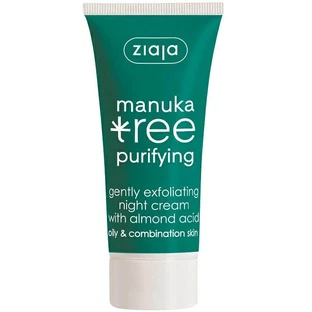 Zachte exfoliërende nachtcrème manuka tree vette en gemengde huid, 50 ml, Ziaja